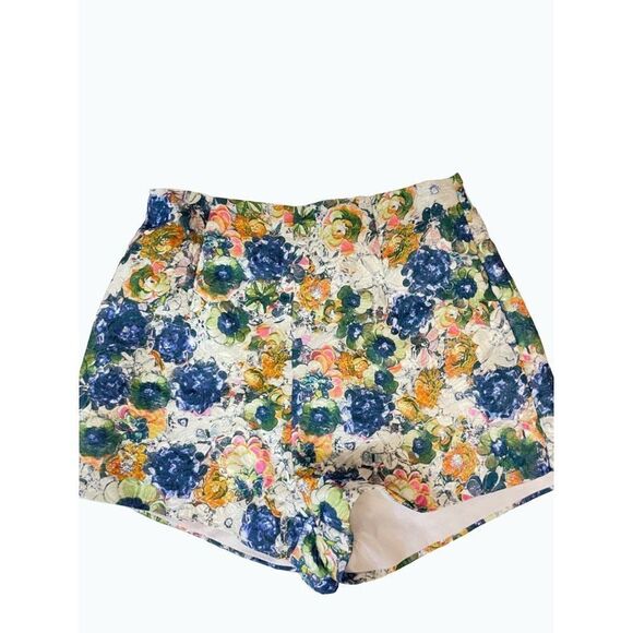 Nichole Lynel Sequin Floral Shorts Midrif Top Outfit Small - Picture 4 of 8